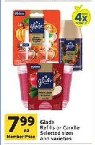 Glade Refills or Candle