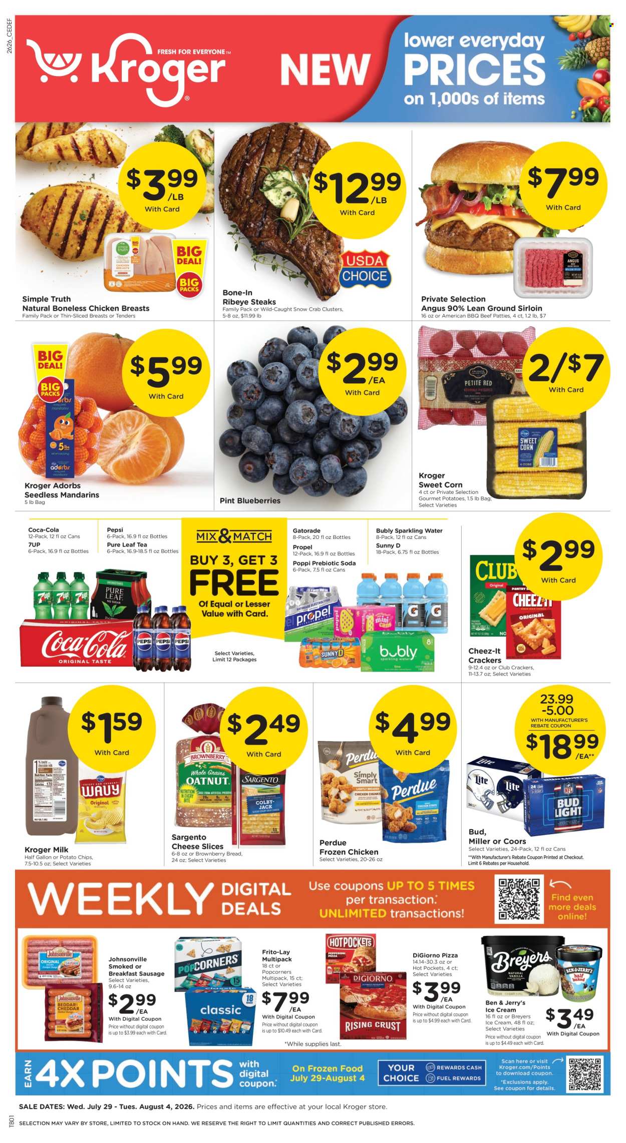 Kroger ad  - 07.29.2026 - 08.04.2026. Page 1