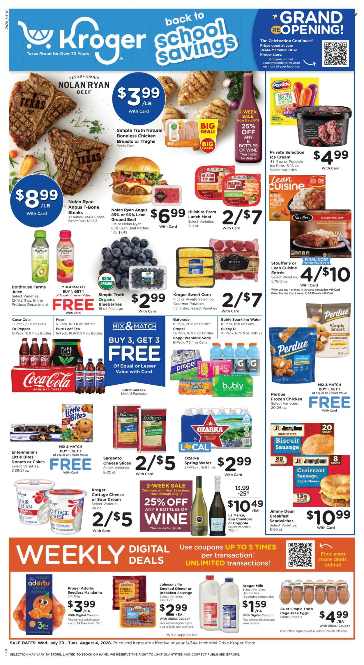 Kroger ad  - 07.29.2026 - 08.04.2026. Page 1