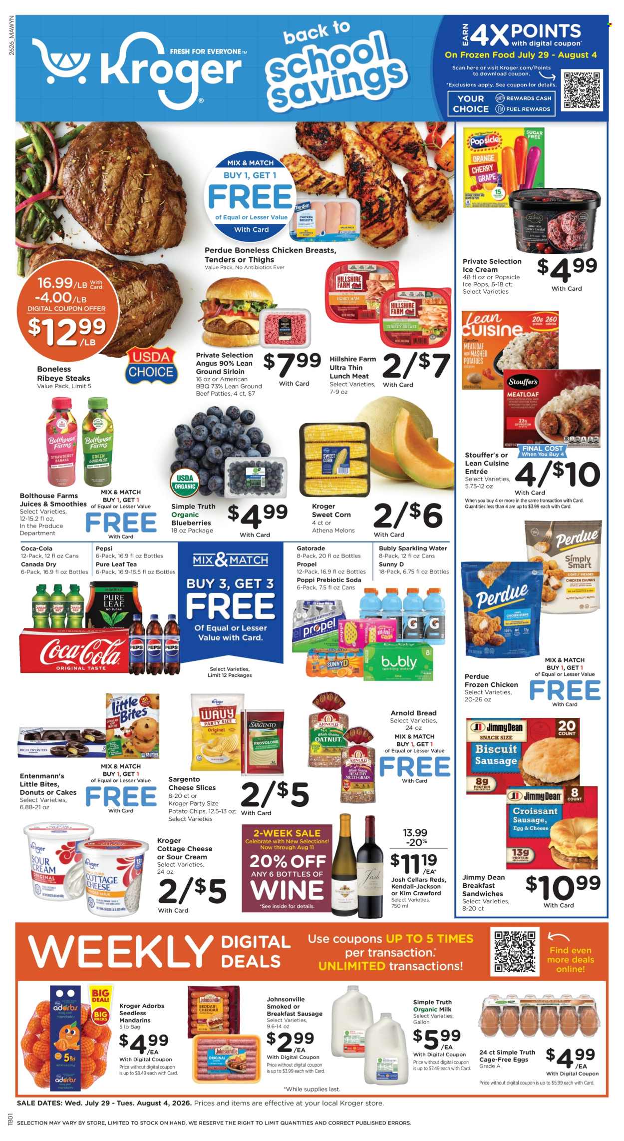 Kroger ad  - 07.29.2026 - 08.04.2026. Page 1