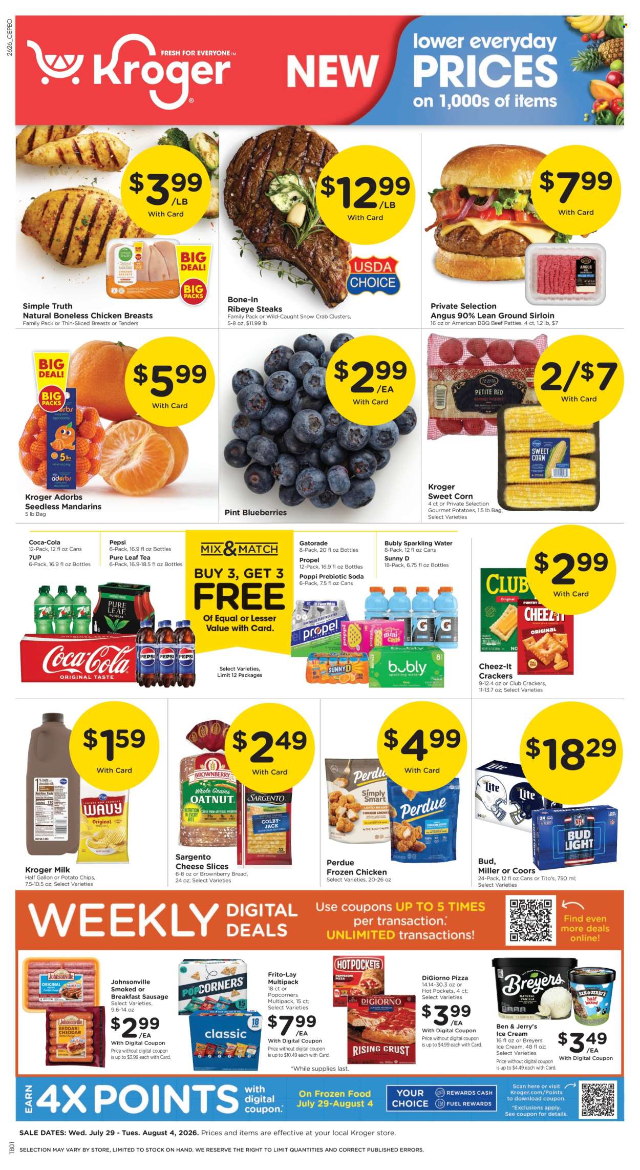 Kroger ad  - 07.29.2026 - 08.04.2026. Page 1