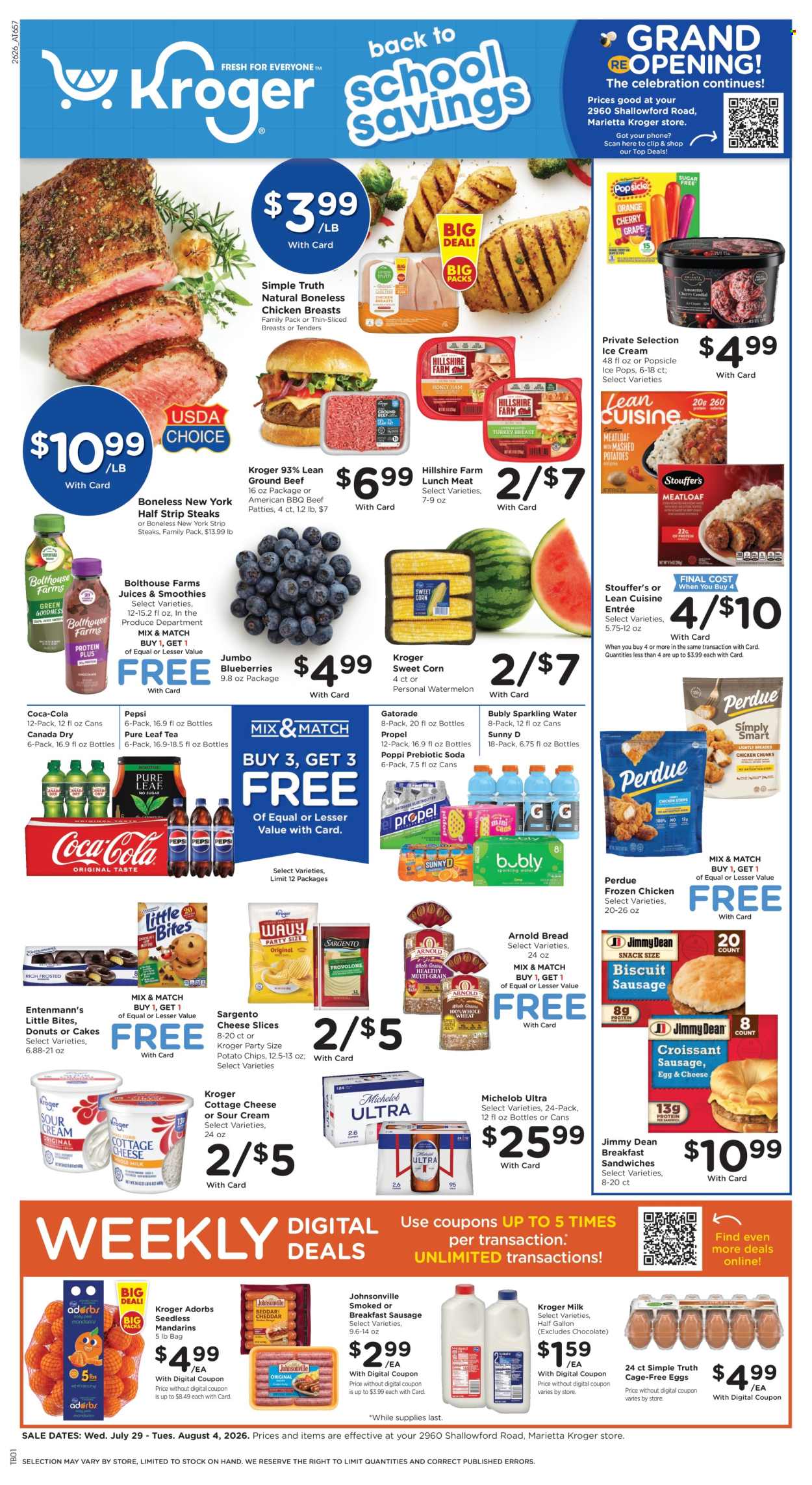 Kroger ad  - 07.29.2026 - 08.04.2026. Page 1