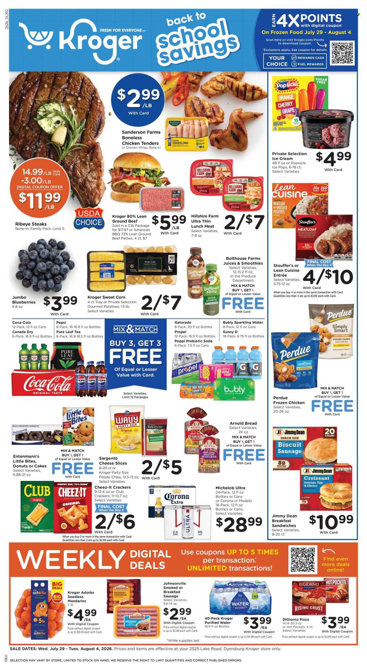 Kroger ad  - 07.29.2026 - 08.04.2026. Page 1