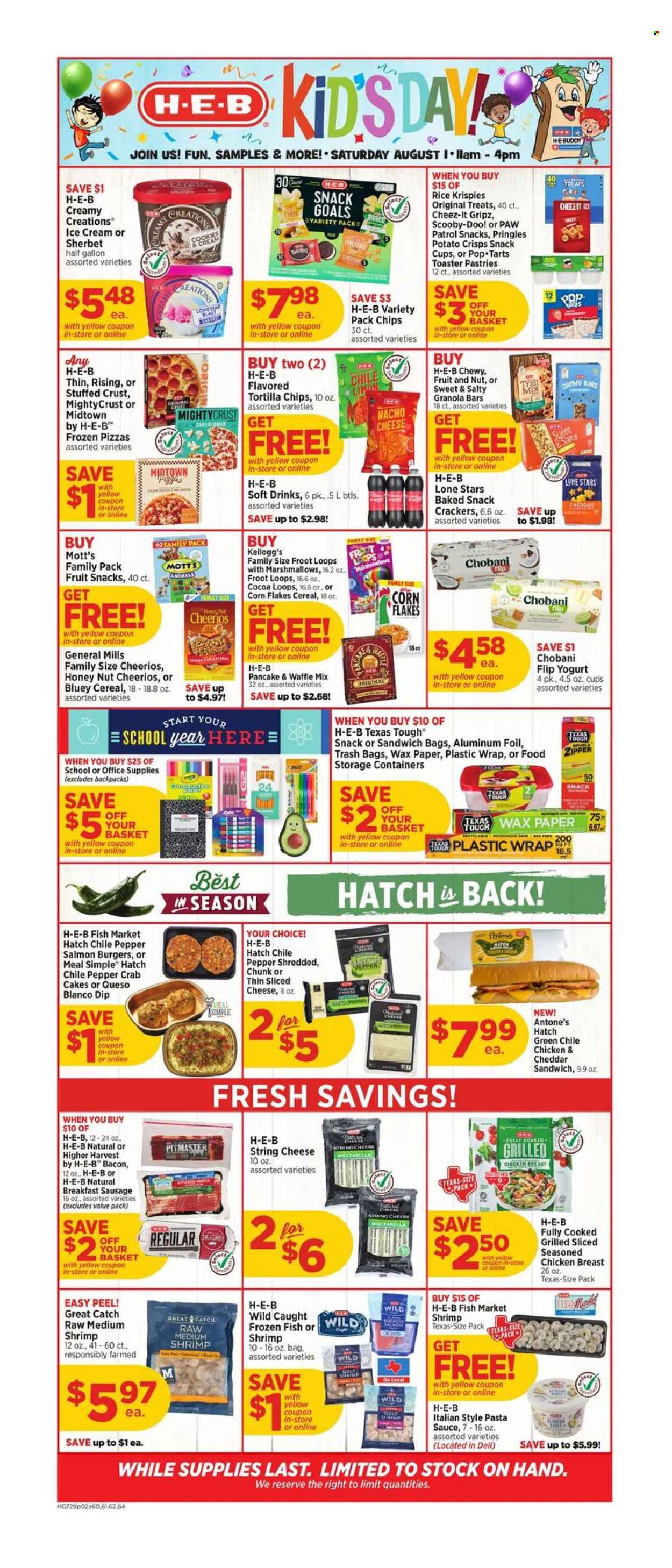 H-E-B ad  - 07.29.2026 - 08.04.2026. Page 2
