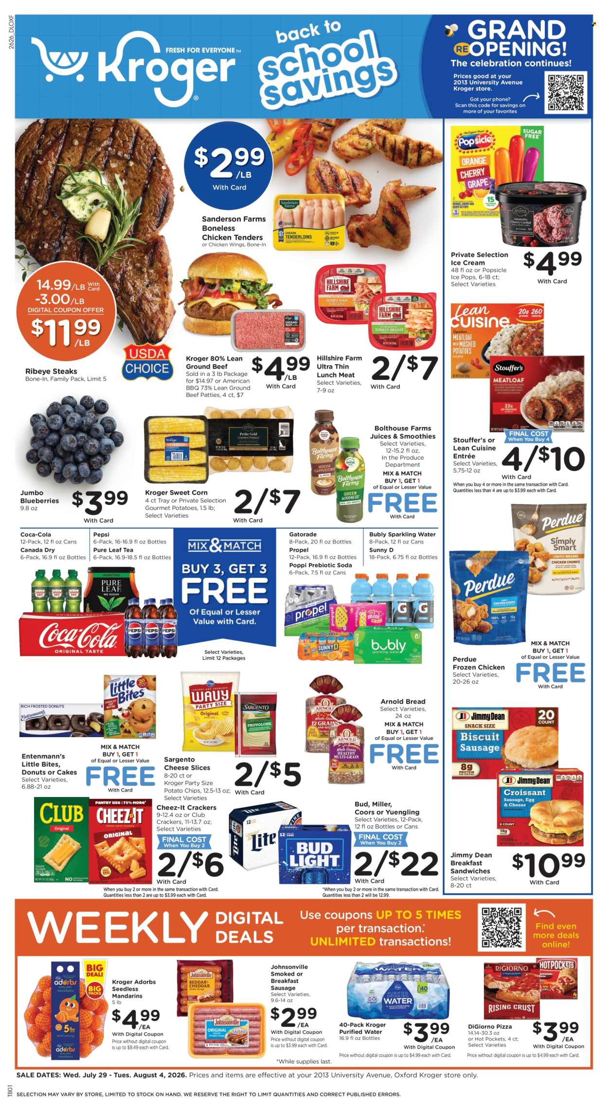 Kroger ad  - 07.29.2026 - 08.04.2026. Page 1