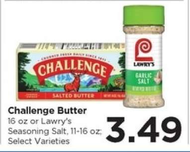 Challenge Butter or Lawry's Seasoning Salt