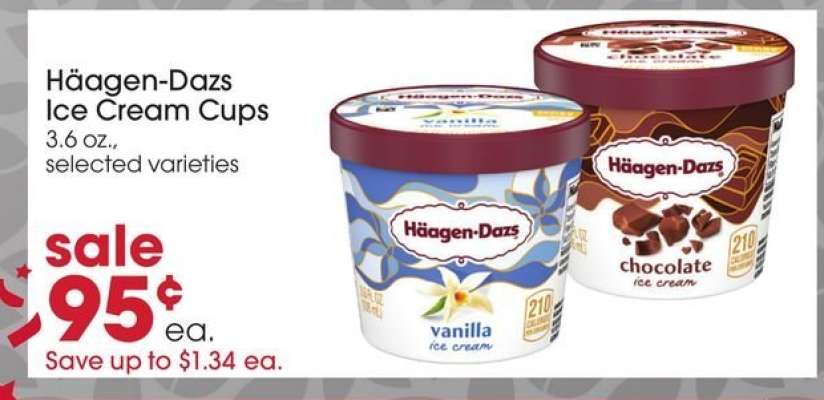 Häagen-Dazs Ice Cream Cups
