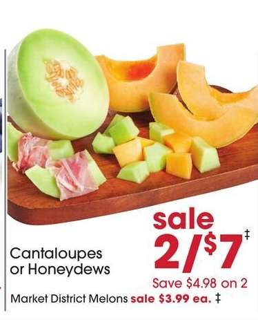 Cantaloupes or Honeydews