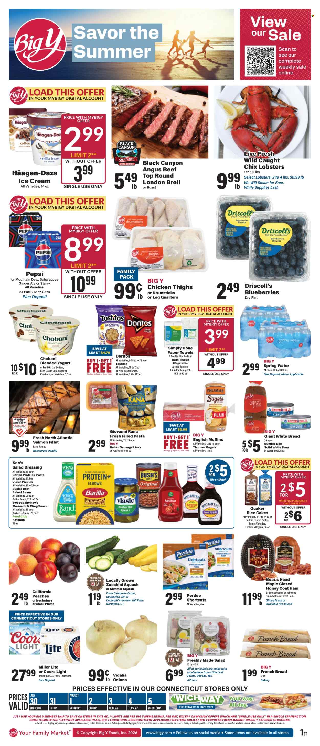 Big Y ad  - 07.30.2026 - 08.05.2026. Page 1