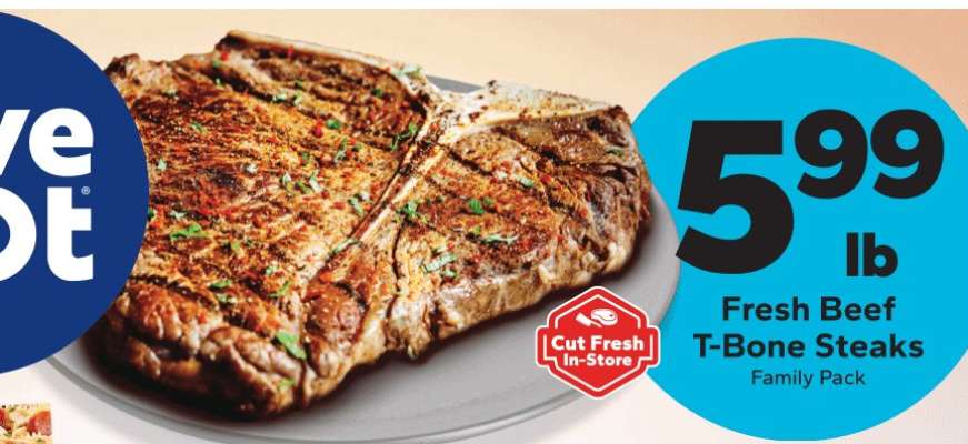 Fresh Beef T-Bone Steaks