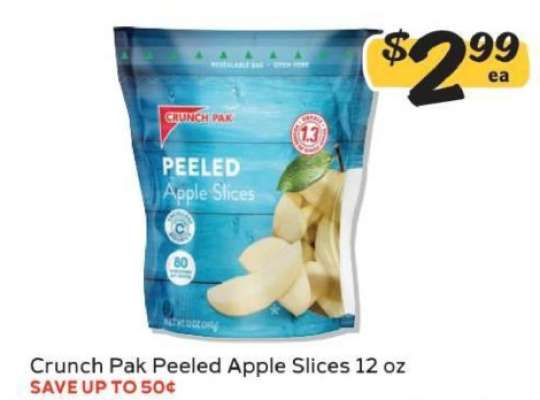 Crunch Pak Peeled Apple Slices