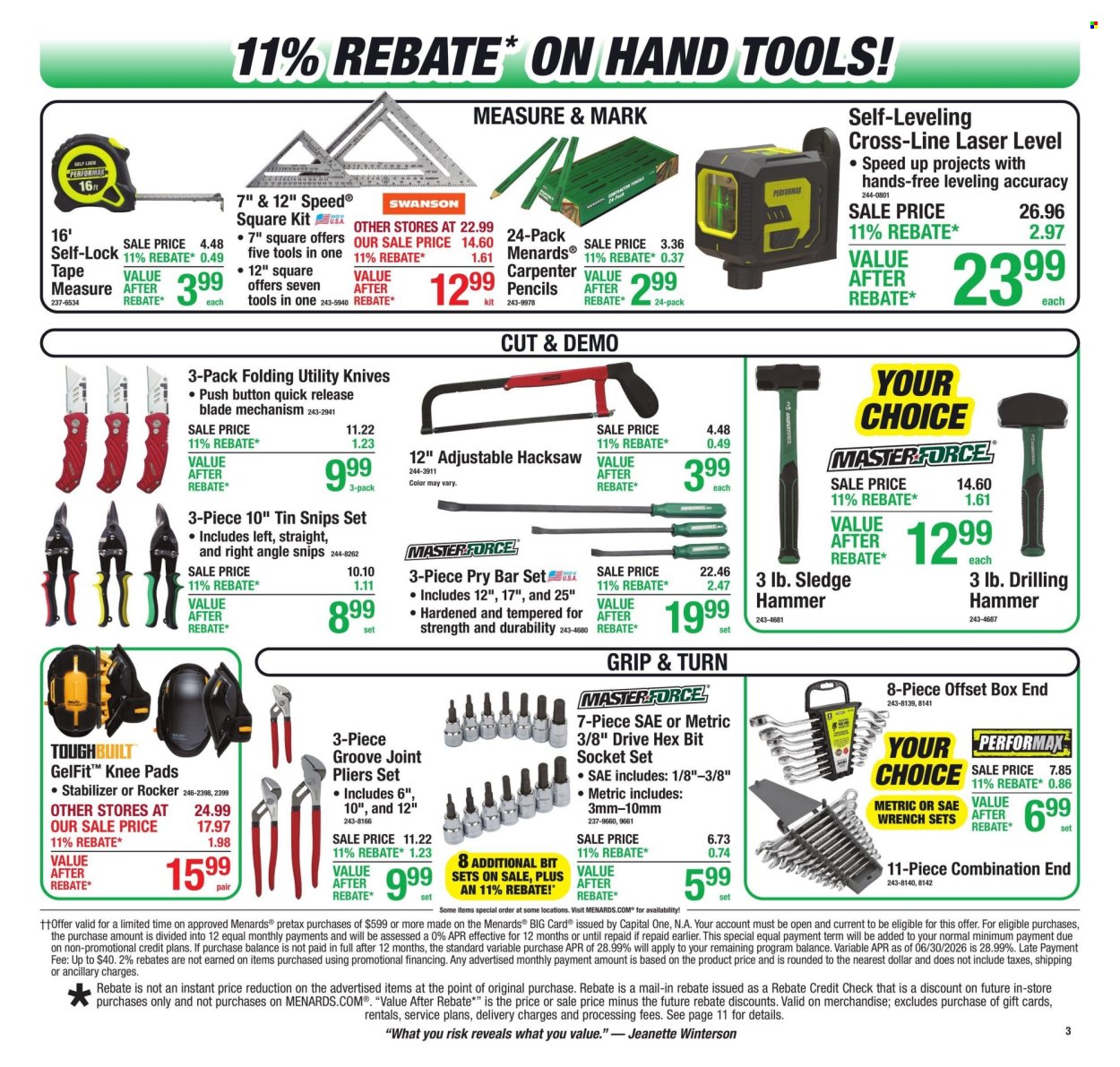 Menards ad  - 07.30.2026 - 08.09.2026. Page 4