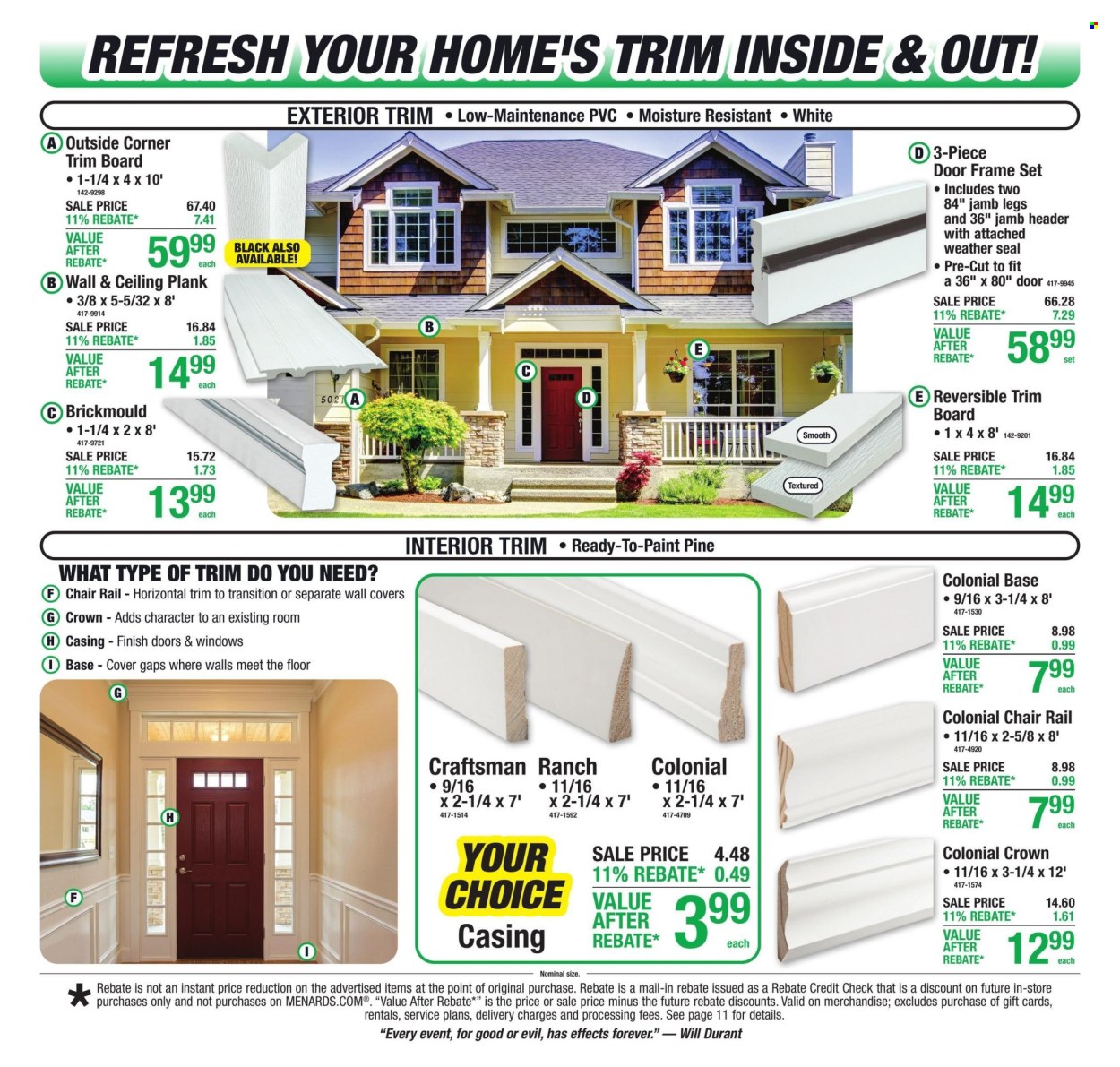 Menards ad  - 07.30.2026 - 08.09.2026. Page 13
