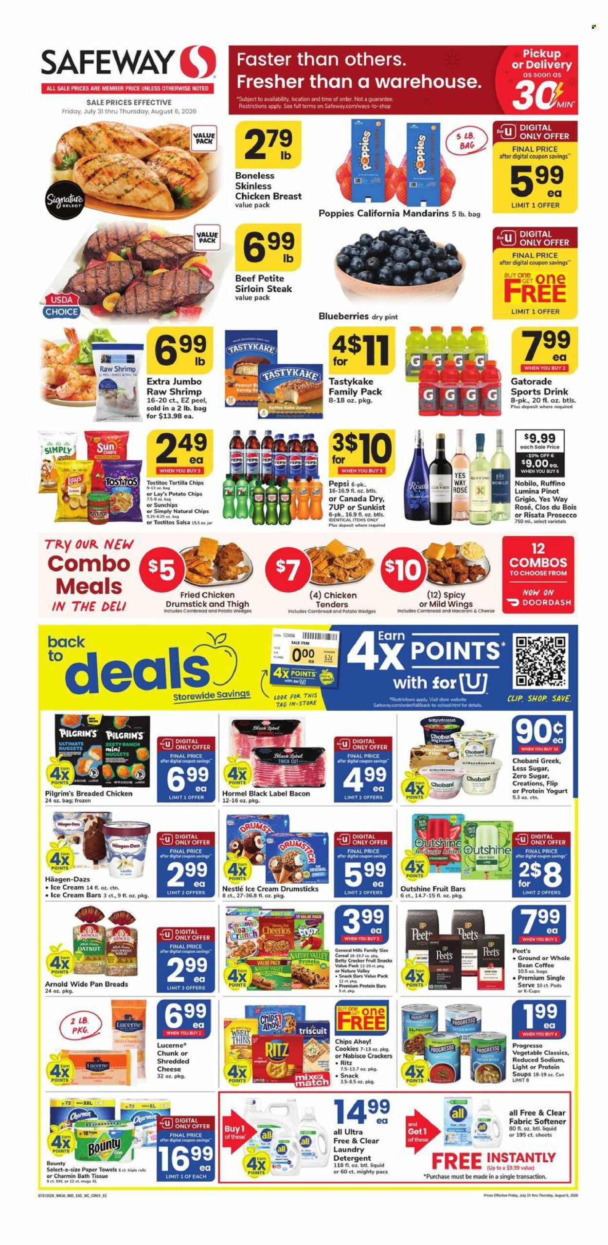 Safeway ad  - 07.31.2026 - 08.06.2026. Page 1
