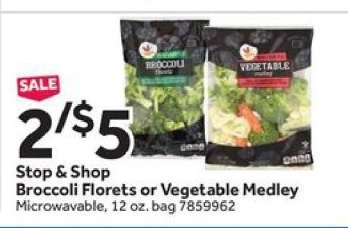 Stop & Shop Broccoli Florets or Vegetable Medley