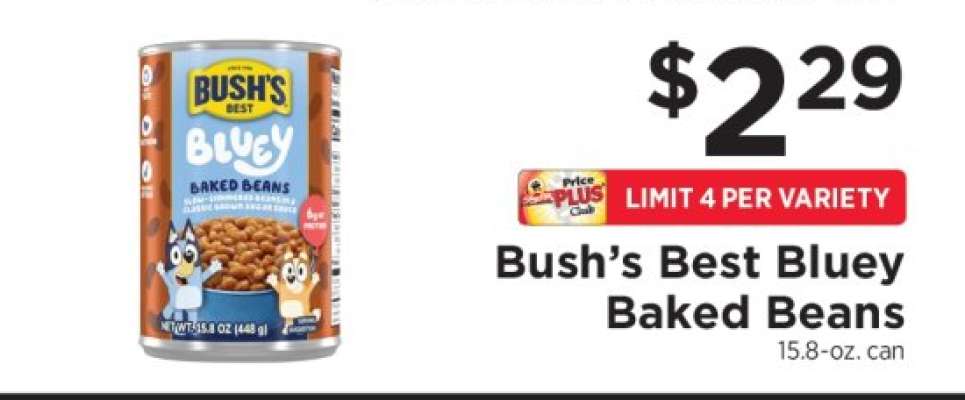 Bush's Best Bluey Baked Beans