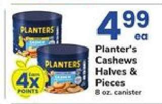 Planter's Cashews Halves & Pieces