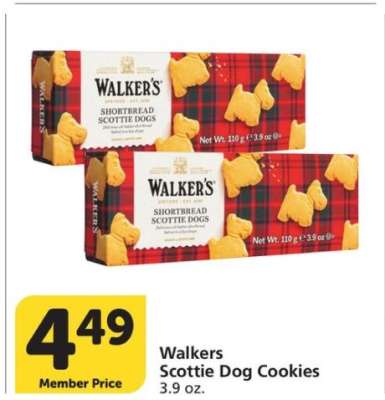 Walkers Scottie Dog Cookies