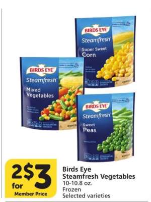Birds Eye Steamfresh Vegetables