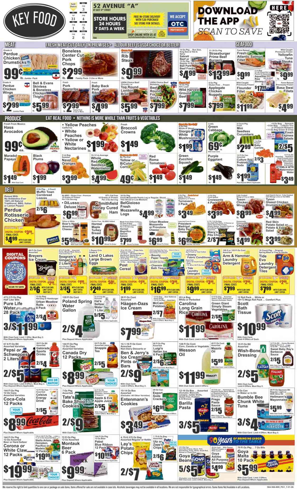 Key Food ad  - 07.31.2026 - 08.06.2026. Page 1