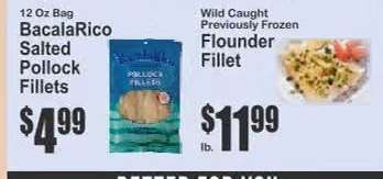 BacalaRico Salted Pollock Fillets
