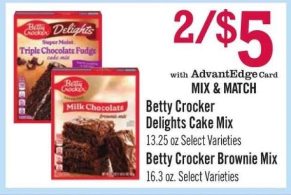 Betty Crocker Delights Cake Mix