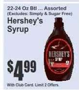 Hershey's Syrup