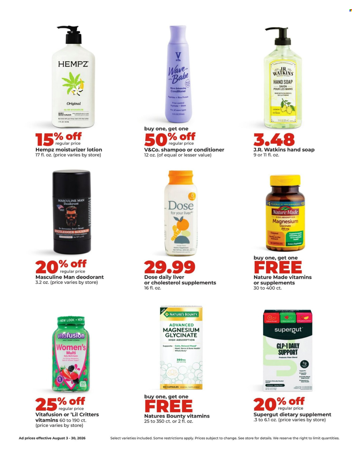 Hy-Vee ad  - 08.03.2026 - 08.30.2026. Page 27