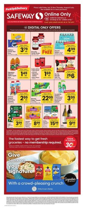 Safeway - Bonus Online Savings