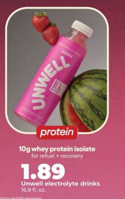 Unwell electrolyte drinks