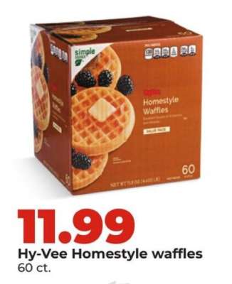 Hy-Vee Homestyle waffles