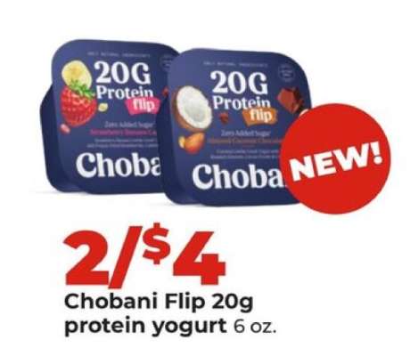Chobani Flip 20g protein yogurt