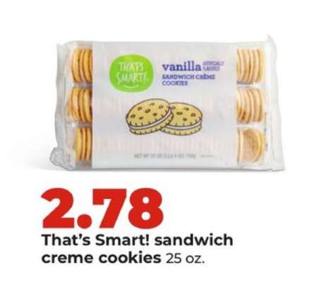 That's Smart! sandwich crème cookies