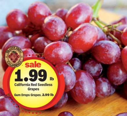 California Red Seedless Grapes