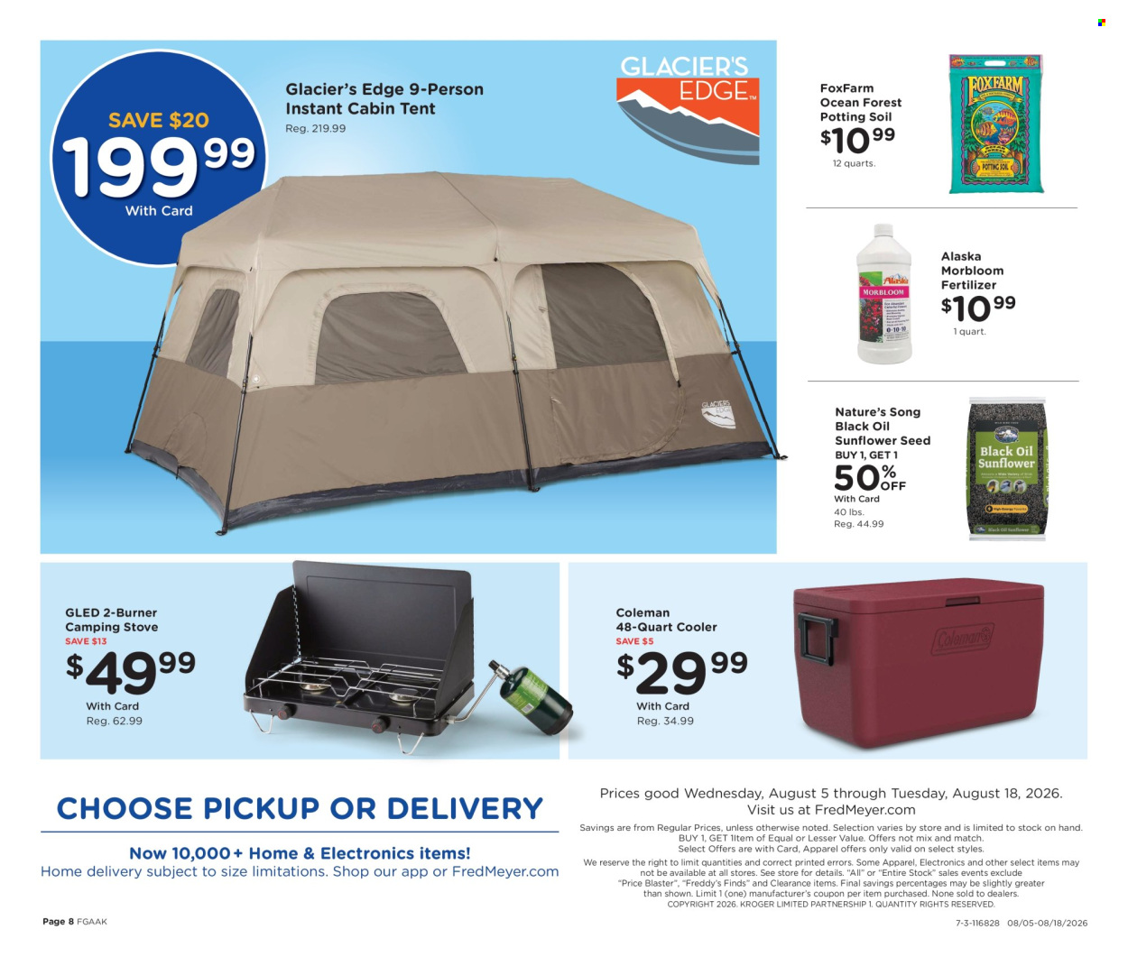 Fred Meyer ad  - 08.05.2026 - 08.18.2026. Page 8