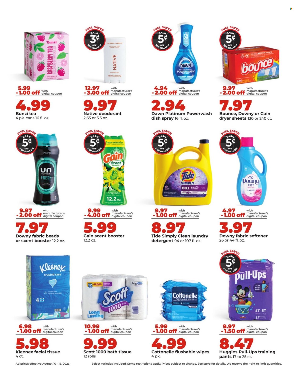Hy-Vee ad  - 08.10.2026 - 08.16.2026. Page 9
