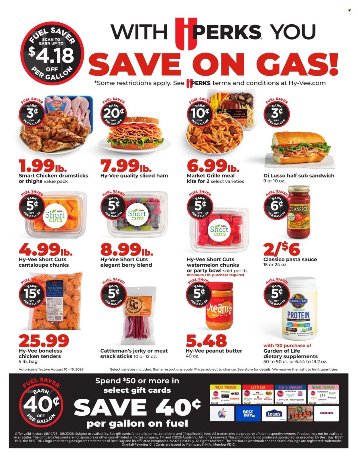Hy-Vee ad  - 08.10.2026 - 08.16.2026. Page 10