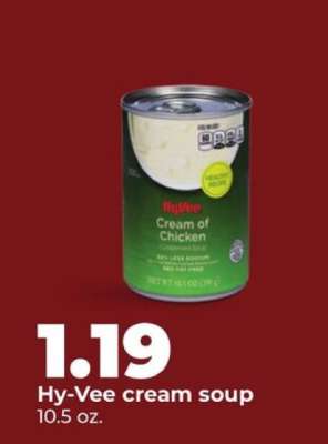 Hy-Vee cream soup