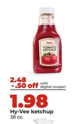 Hy-Vee ketchup