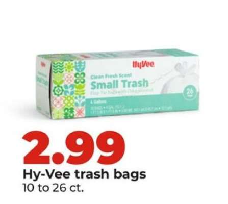 Hy-Vee trash bags