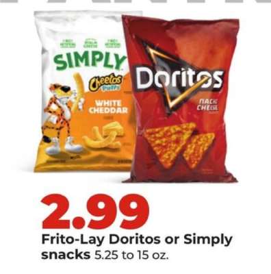 Frito-Lay Doritos or Simply snacks