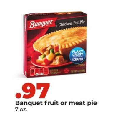 Banquet fruit or meat pie