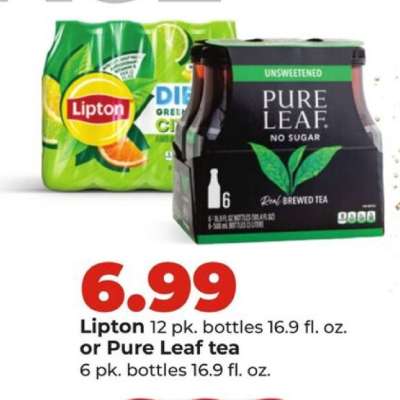 Lipton or Pure Leaf tea