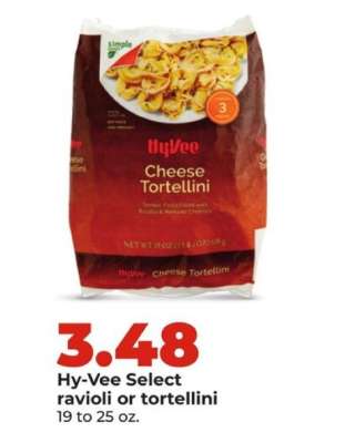 Hy-Vee Select ravioli or tortellini