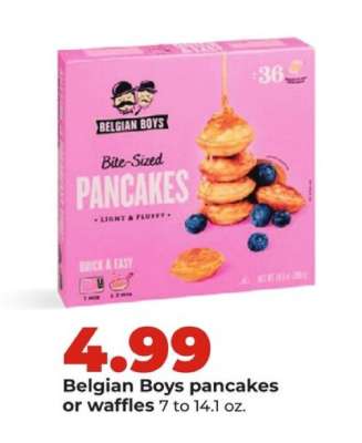 Belgian Boys pancakes or waffles