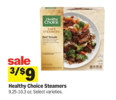 Healthy Choice Steamers