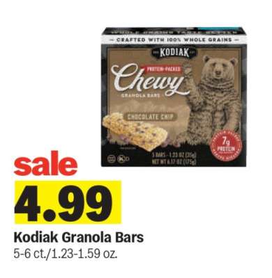 Kodiak Granola Bars