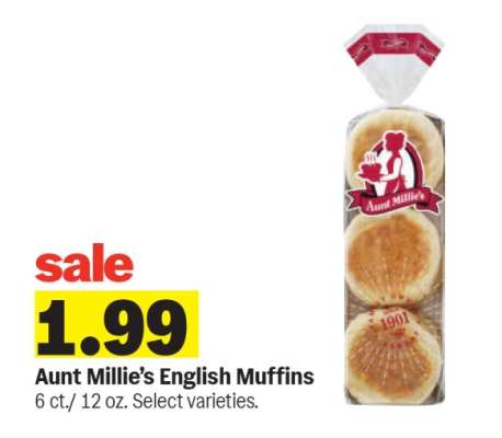 Aunt Millie's English Muffins