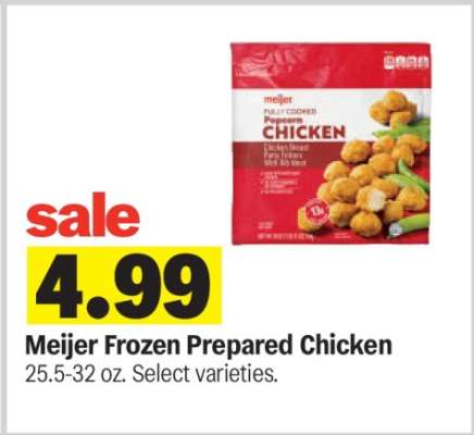 Meijer Frozen Prepared Chicken