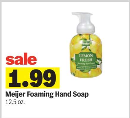 Meijer Foaming Hand Soap*